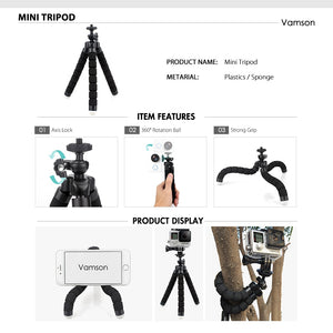 Vamson Action camera Accessories Set