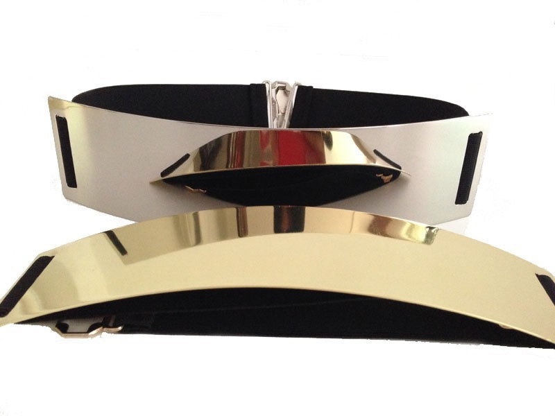 Hot Designer Belts for Woman Gold Silver Brand Belt Classy Elastic