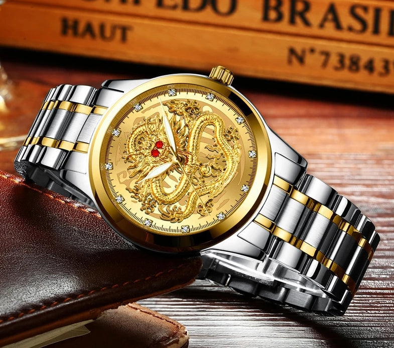 Mens Golden Dragon Watches