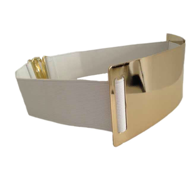 Hot Designer Belts for Woman Gold Silver Brand Belt Classy Elastic