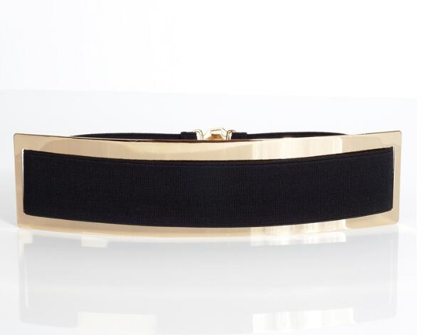 Hot Designer Belts for Woman Gold Silver Brand Belt Classy Elastic