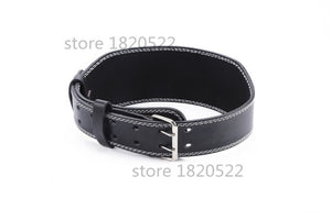 Leather Weightlifting Belt Gym Fitness Crossifit  Powerlifting Back Support