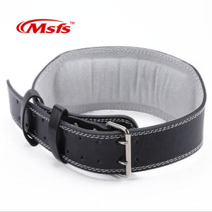 Leather Weightlifting Belt Gym Fitness Crossifit  Powerlifting Back Support