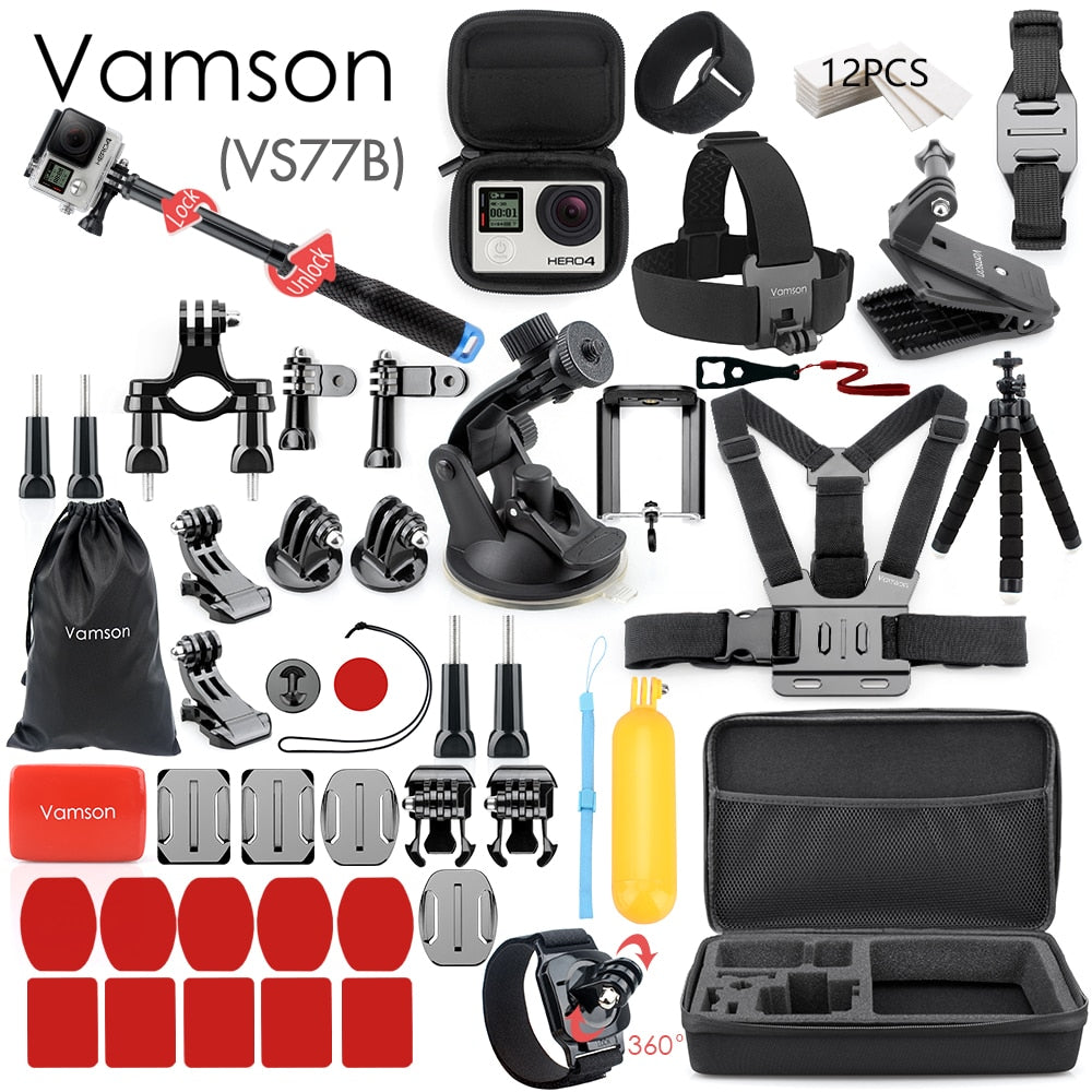 Vamson Action camera Accessories Set