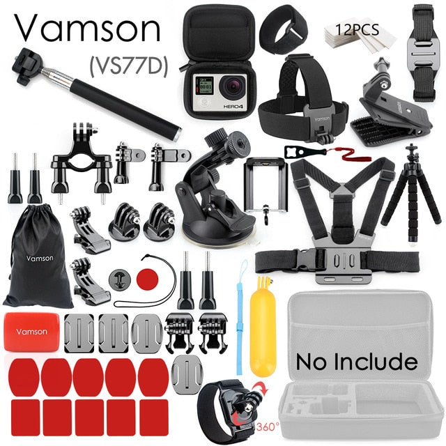 Vamson Action camera Accessories Set