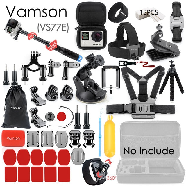 Vamson Action camera Accessories Set