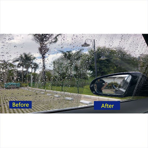 1 Pair Automotive Anti Water Mist Fog Hydrophobic Rearview Mirror Protective Film 4 Sizes