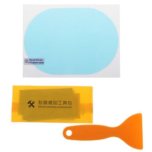 1 Pair Automotive Anti Water Mist Fog Hydrophobic Rearview Mirror Protective Film 4 Sizes