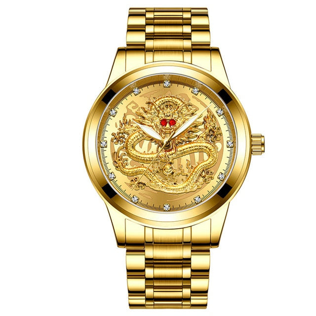 Mens Golden Dragon Watches