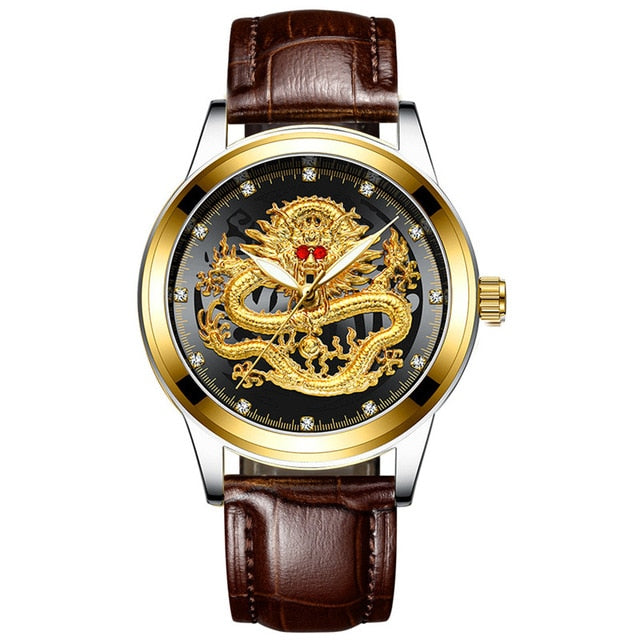 Mens Golden Dragon Watches