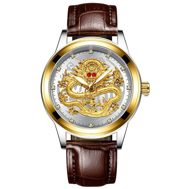 Mens Golden Dragon Watches