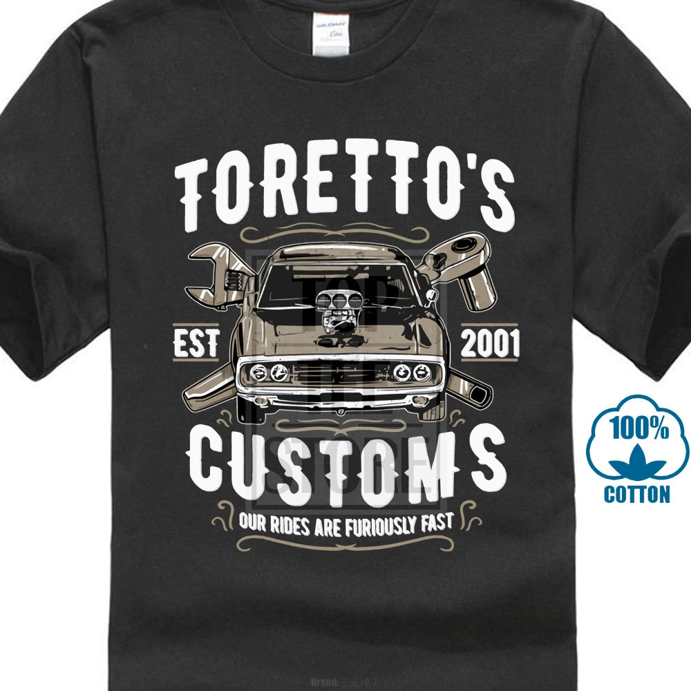 Toretto s Customs Car T Shirt Discount All The Things